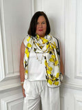 Malissa J Silk Feel Lemon Scarf