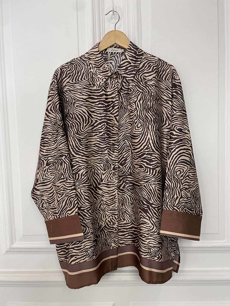 Zebra Silk Feel Shirt