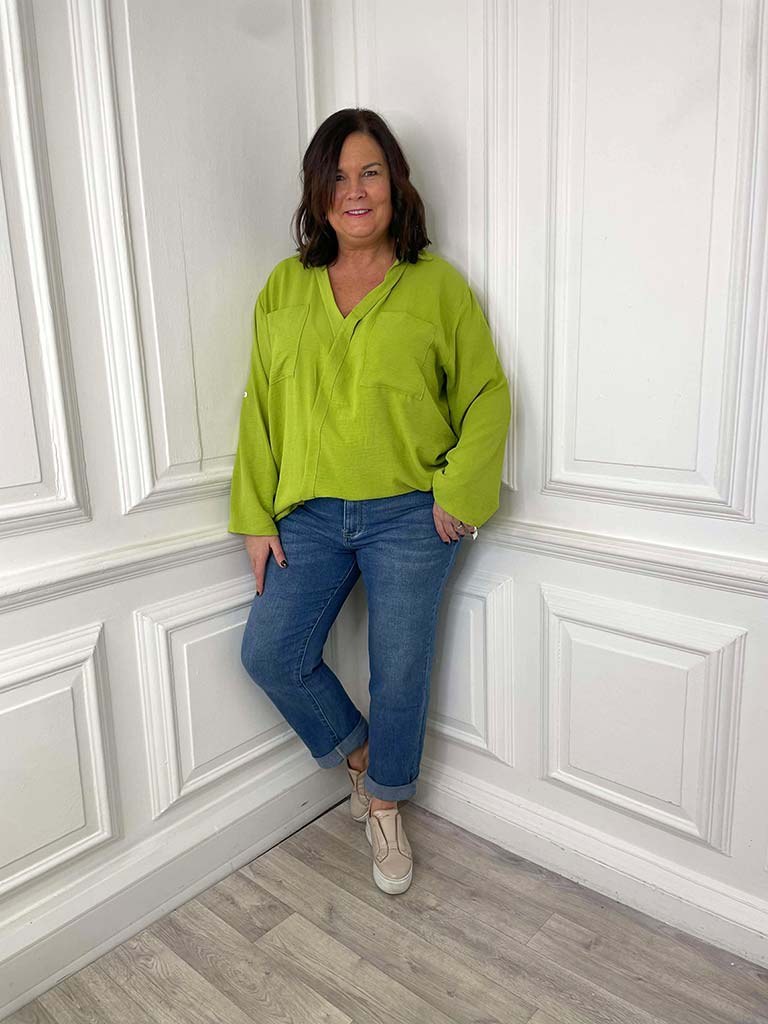 Double Pocket Artist Shirt - Avocado