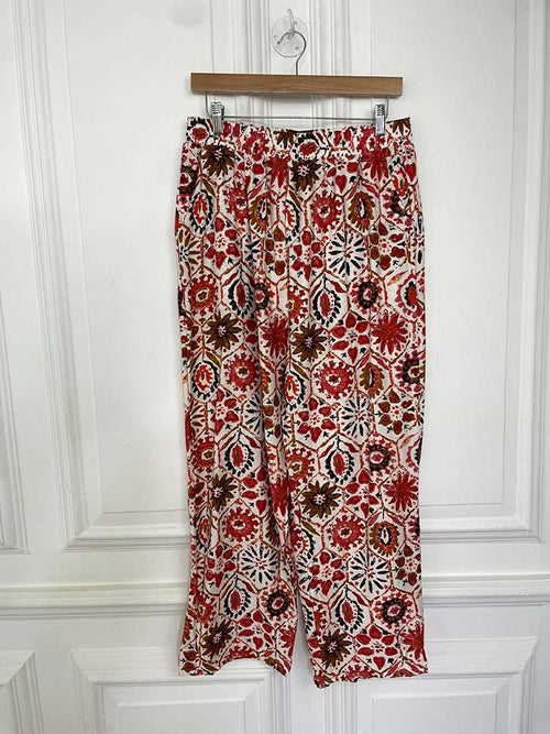 Floral Tile Print Trousers