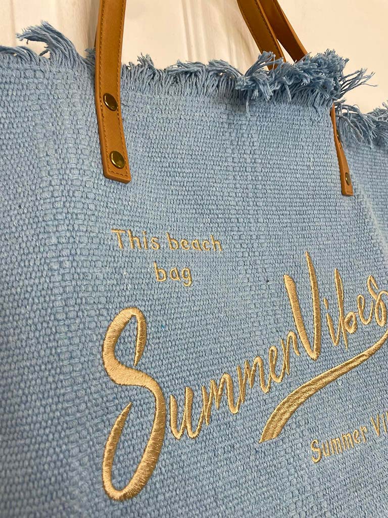 Summer Vibes Tote Bag - Sky