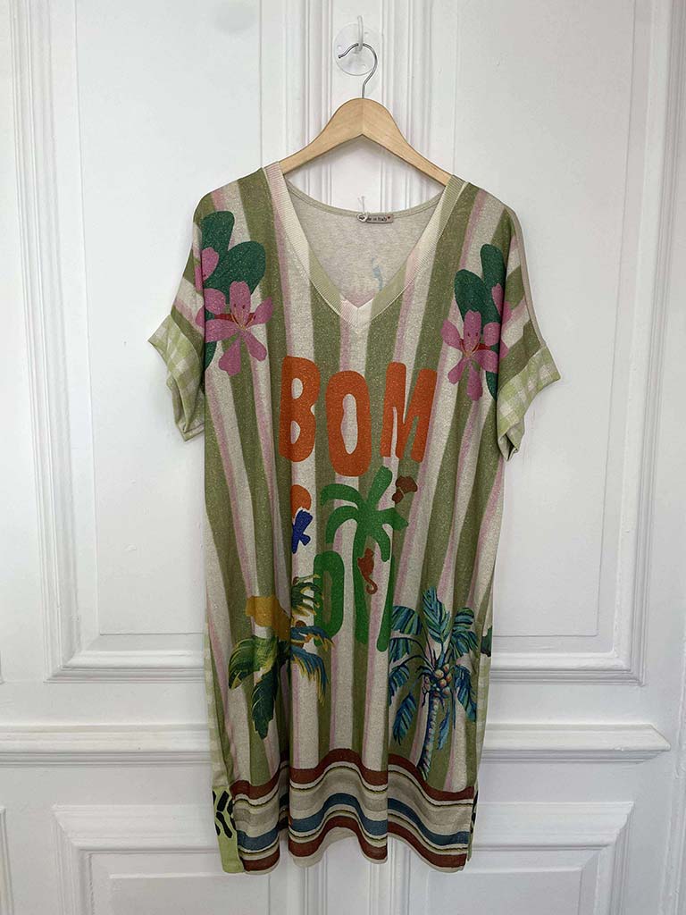Bom Dia T-Shirt Dress