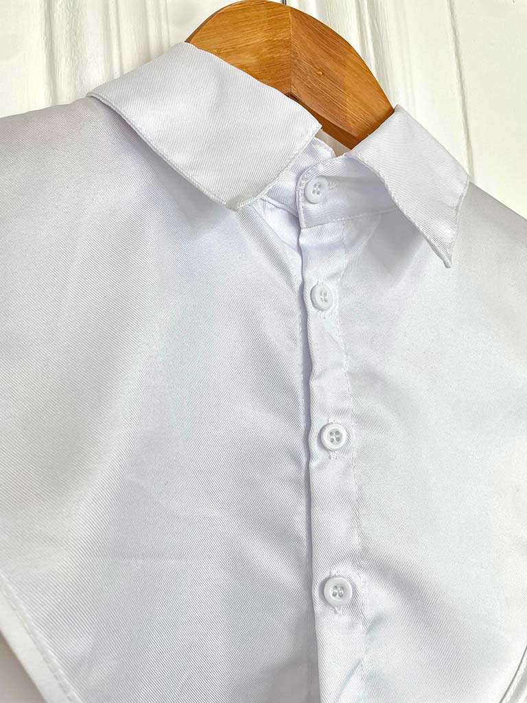 Detachable False Shirt Collar  - White