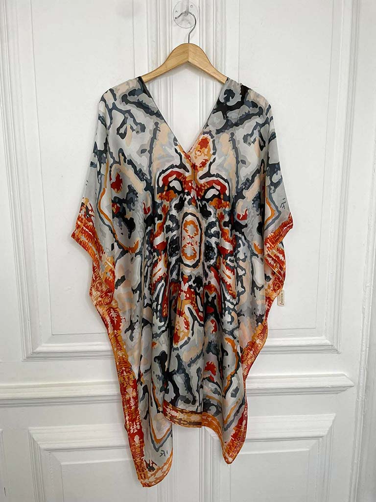 Malissa J Kaleidoscope Kaftan - Orange