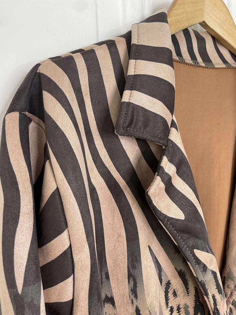 Animal Oversized Boyfriend Jacket