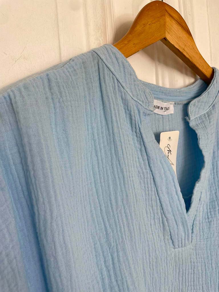Cloud Cotton Artist Top - Sky