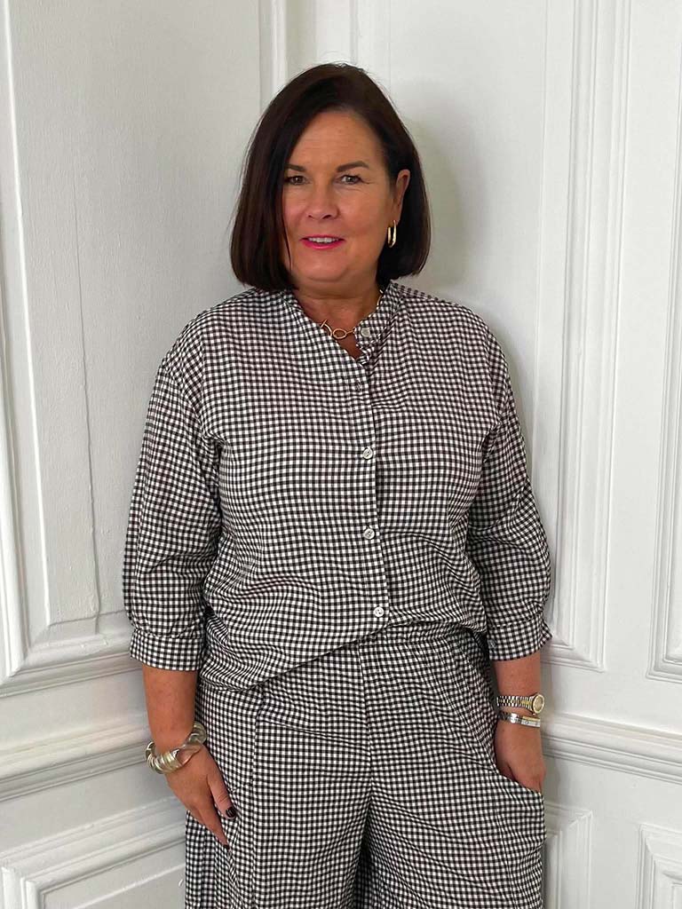 Cottage Check Shirt - Chocolate