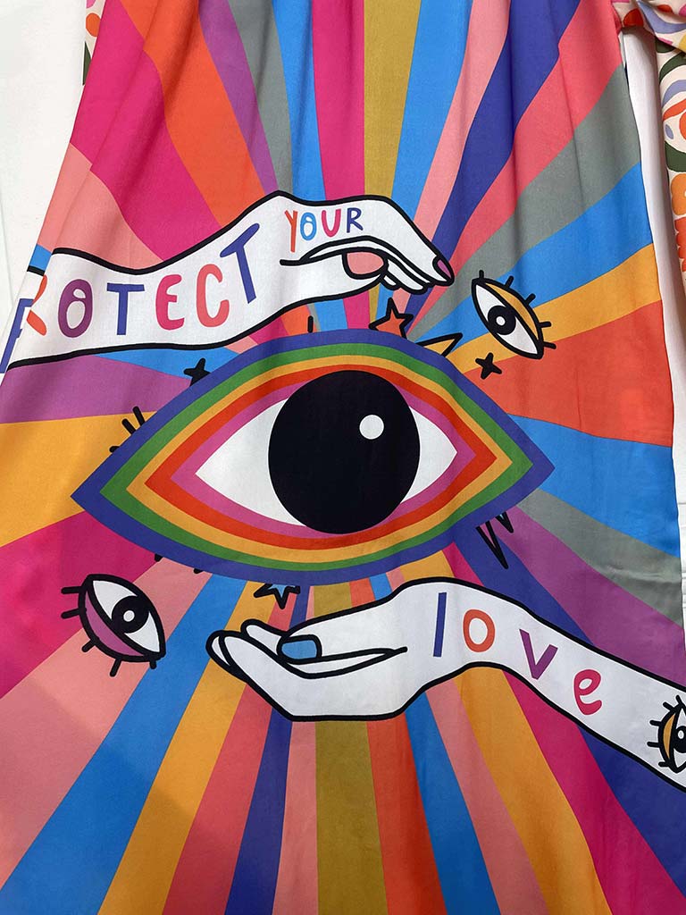 Protect Your Love Shirt Dress