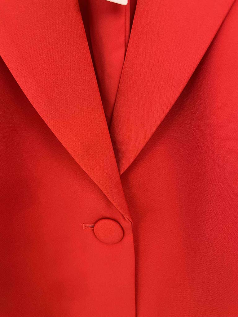 Malissa J Classic Blazer - Blood Orange