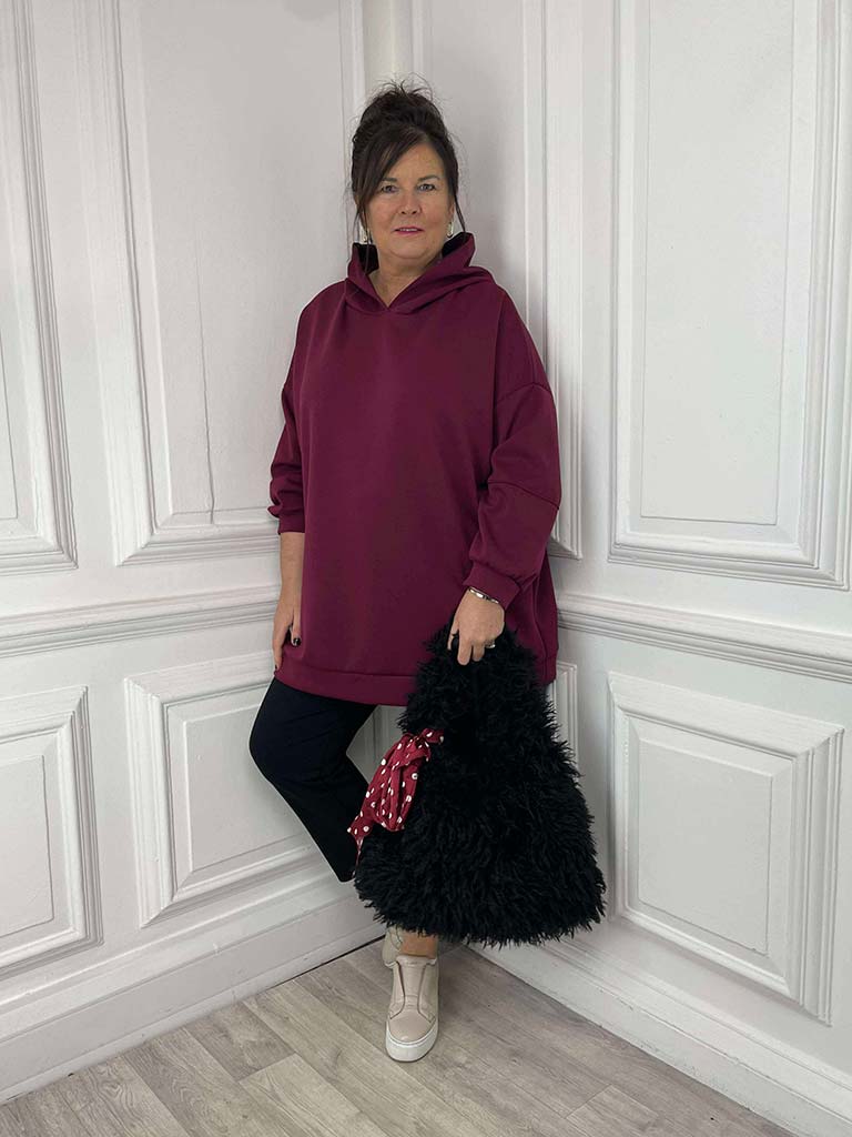 Shaggy Boho Bag - Black