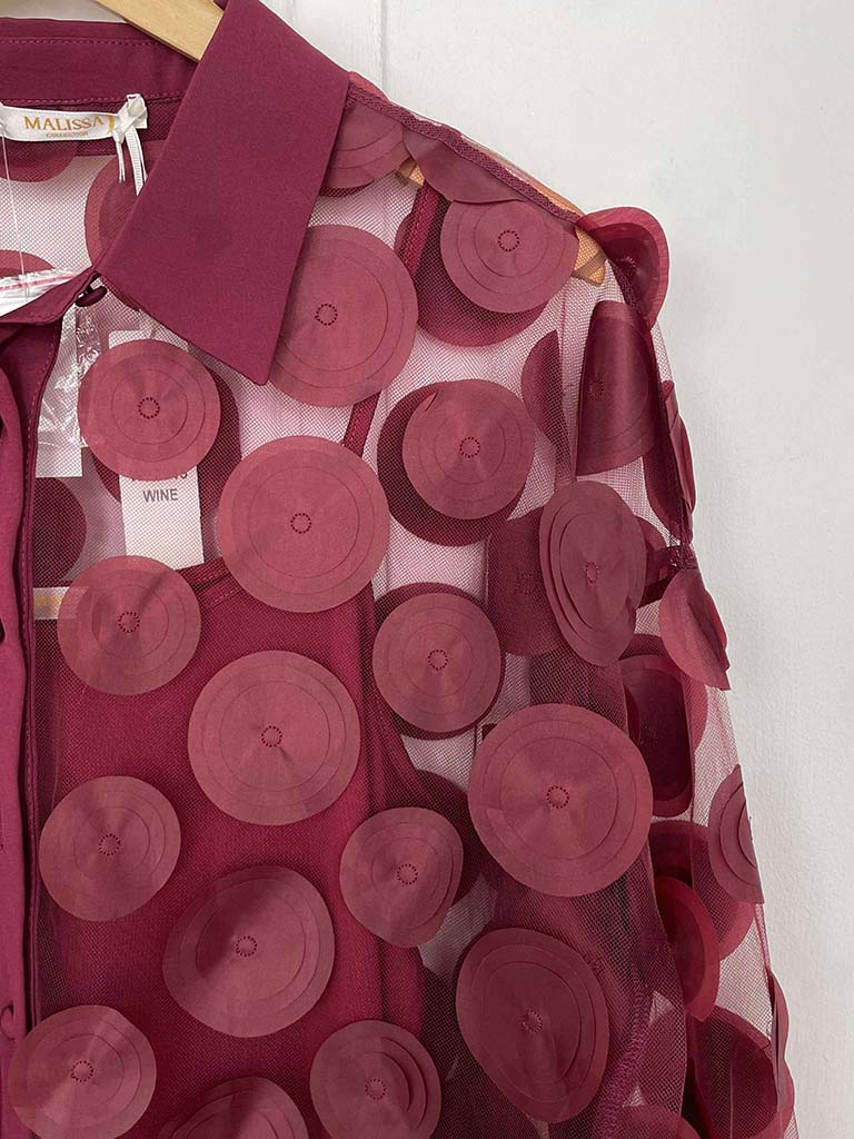 Malissa J Orb Shirt - Wine
