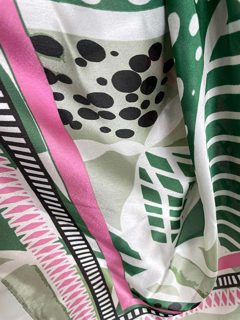 Malissa J Abstract Scarf - Green