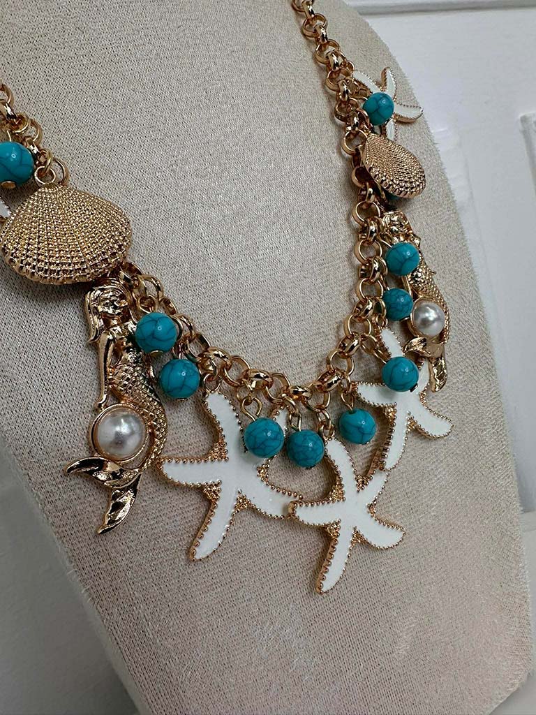 Starfish Charm Necklace