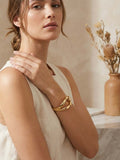Envy Loop Link Bangle - Gold