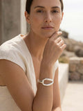 Envy Loop Link Bangle - Silver