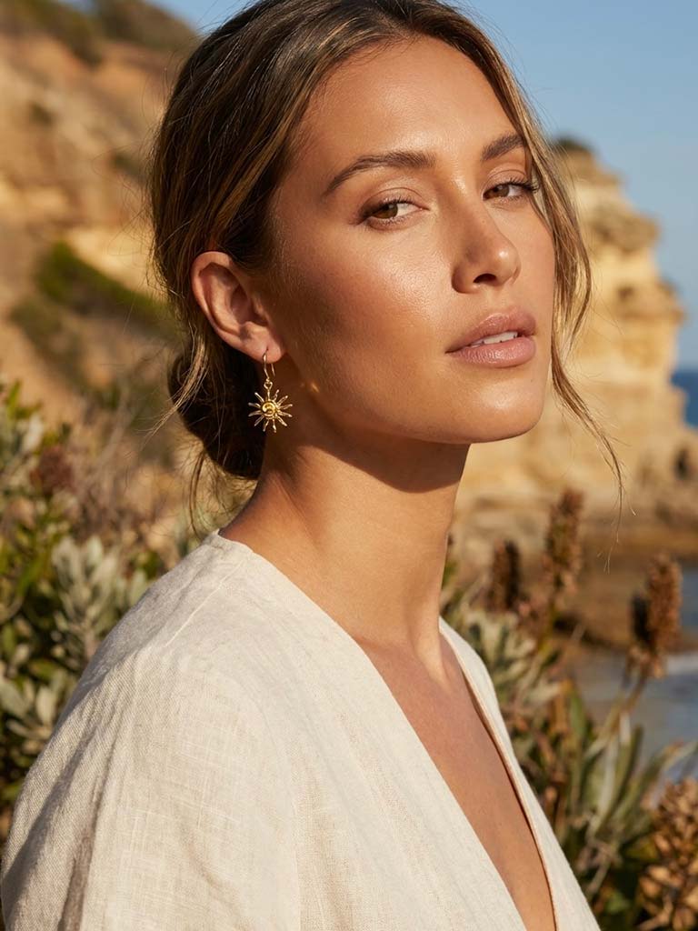 Envy Sun Earrings - Gold