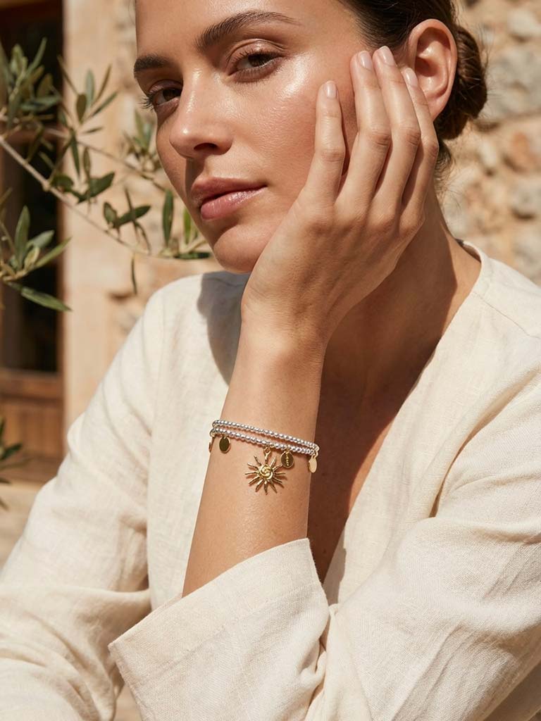 Envy Sun Bracelet - Silver & Gold
