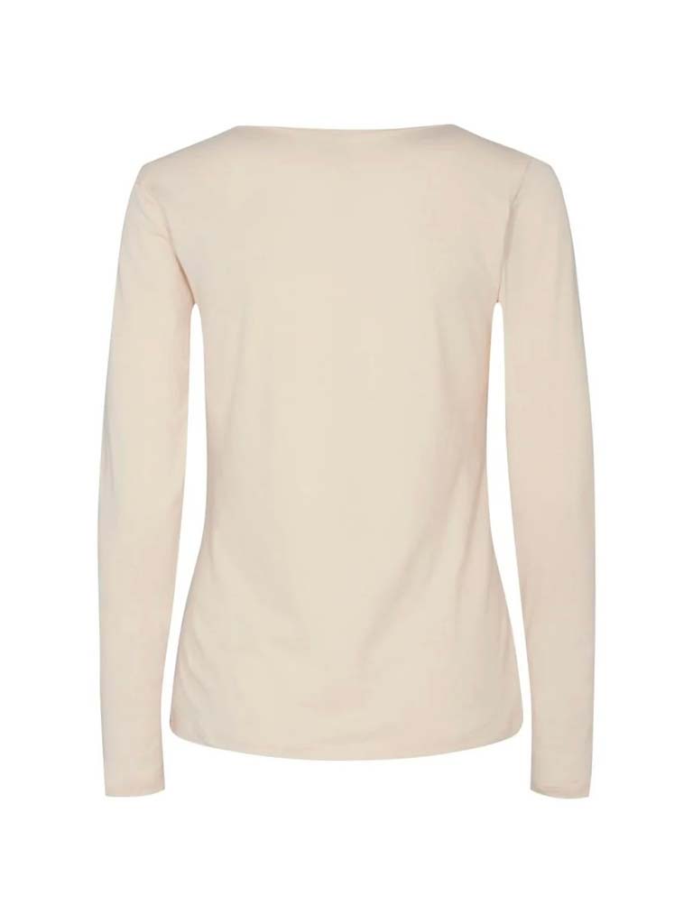 Soya Concept Pylle Long Sleeve Top - Cream