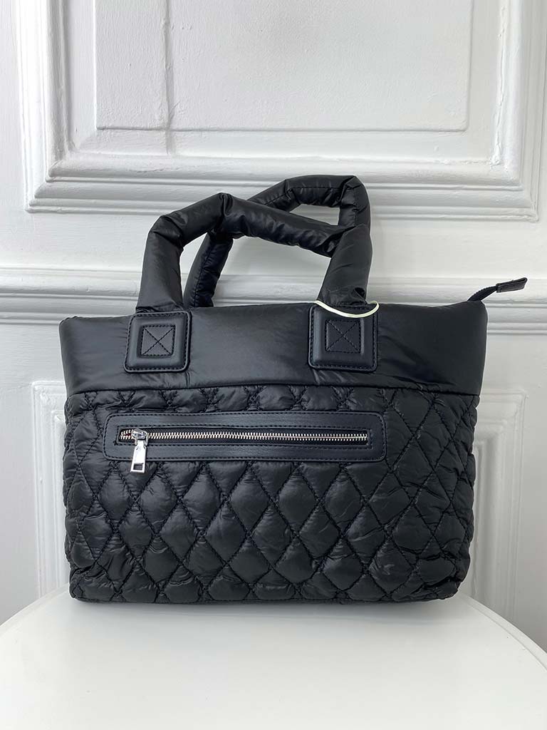 Malissa J Quilted Shopper Bag - Black